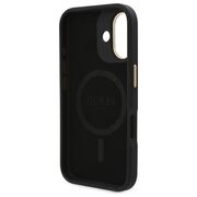 Husa pentru  iPhone 16 Plus cu MagSafe Guess - Hardcase 4G Series - negru denim