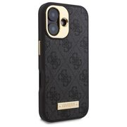 Husa pentru  iPhone 16 Plus cu MagSafe Guess - Hardcase 4G Series - negru denim