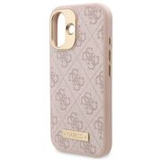 Husa pentru  iPhone 16 Plus cu MagSafe Guess - Hardcase 4G Series - roz neo