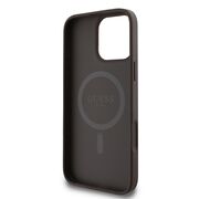 Husa pentru  iPhone 16 Pro Max cu MagSafe Guess - Hardcase 4G Series - maro