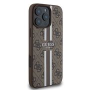 Husa pentru  iPhone 16 Pro Max cu MagSafe Guess - Hardcase 4G Series - maro