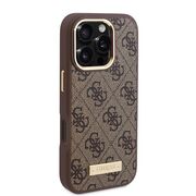 Husa pentru  iPhone 16 Pro cu MagSafe Guess - Hardcase 4G Series - albastru inchis