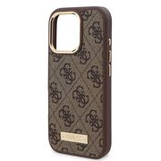 Husa pentru  iPhone 16 Pro cu MagSafe Guess - Hardcase 4G Series - albastru inchis