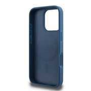 Husa pentru  iPhone 16 Pro cu MagSafe Guess - Hardcase 4G Series - albastru