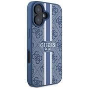 Husa pentru  iPhone 16 cu MagSafe Guess - Hardcase 4G Series - albastru