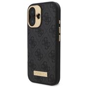 Husa pentru  iPhone 16 cu MagSafe Guess - Hardcase 4G Series - negru