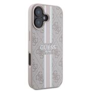 Husa pentru  iPhone 16 cu MagSafe Guess - Hardcase 4G Series - roz