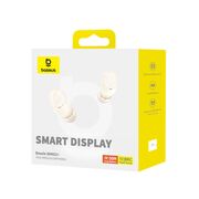 Casti Wireless Baseus Earbuds WM02+ True Wireless Stereo, Bluetooth V5.3, Smart Display - Alb