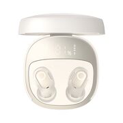 Casti Wireless Baseus Earbuds WM02+ True Wireless Stereo, Bluetooth V5.3, Smart Display - Alb