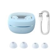 Casti Wireless Baseus Earbuds WM02+ True Wireless Stereo, Bluetooth V5.3, Smart Display - Albastru