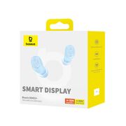 Casti Wireless Baseus Earbuds WM02+ True Wireless Stereo, Bluetooth V5.3, Smart Display - Albastru