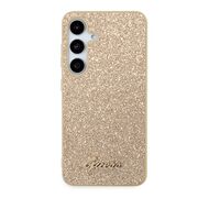 Husa pentru  Samsung Galaxy S24+ Plus Guess - Glitter Fixed - auriu