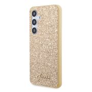 Husa pentru  Samsung Galaxy S24+ Plus Guess - Glitter Fixed - auriu