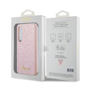 Husa pentru  Samsung Galaxy S24 Guess - Glitter Fixed - alb