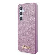 Husa pentru  Samsung Galaxy S24 Guess - Glitter Fixed - mov