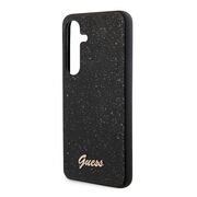 Husa pentru  Samsung Galaxy S24 Guess - Glitter Fixed - negru