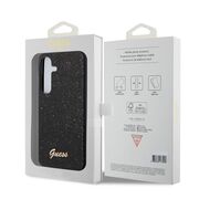 Husa pentru  Samsung Galaxy S24 Guess - Glitter Fixed - negru