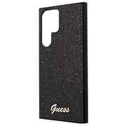 Husa pentru  Samsung Galaxy S24 Ultra Guess - Glitter Fixed - negru