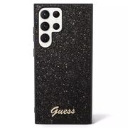 Husa pentru  Samsung Galaxy S24 Ultra Guess - Glitter Fixed - negru