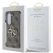 Husa pentru  Samsung Galaxy Z Fold 6 Guess - Leather 4G Triangle Strass - maro