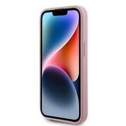 Husa pentru  iPhone 15 Plus Guess - Glitter Fixed - roz