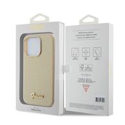 Husa pentru  iPhone 15 Pro Guess - Glitter Fixed - bej