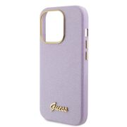 Husa pentru  iPhone 15 Pro Guess - Glitter Fixed - mov