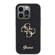 Husa pentru  iPhone 15 Pro Guess - Glitter Fixed - negru