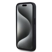 Husa pentru  iPhone 15 Pro Karl Lagerfeld - Leather MagSafe - negru