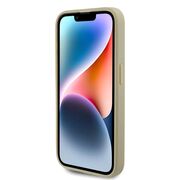 Husa pentru  iPhone 15 Pro Max Guess - Glitter Fixed - auriu