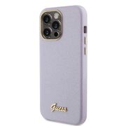 Husa pentru  iPhone 15 Pro Max Guess - Glitter Fixed - mov