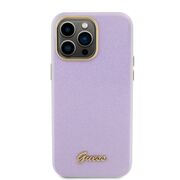Husa pentru  iPhone 15 Pro Max Guess - Glitter Fixed - mov