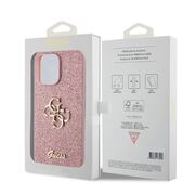 Husa pentru  iPhone 15 Pro Max Guess - Glitter Fixed - roz