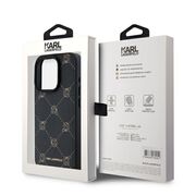 Husa pentru  iPhone 15 Pro Max Karl Lagerfeld - Leather MagSafe - negru denim