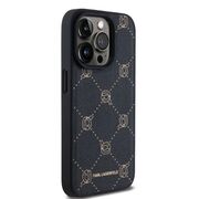 Husa pentru  iPhone 15 Pro Max Karl Lagerfeld - Leather MagSafe - negru denim