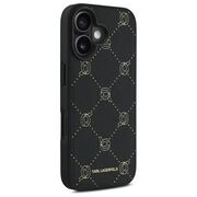 Husa pentru  iPhone 16 Karl Lagerfeld - Leather MagSafe - negru denim
