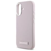Husa pentru  iPhone 16 Karl Lagerfeld - Leather MagSafe - roz neon