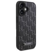 Husa pentru  iPhone 16 Plus Karl Lagerfeld - Leather MagSafe - negru denim