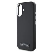 Husa pentru  iPhone 16 Plus Karl Lagerfeld - Leather MagSafe - negru