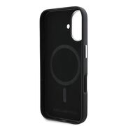 Husa pentru  iPhone 16 Plus Karl Lagerfeld - Leather MagSafe - negru