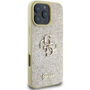 Husa pentru  iPhone 16 Pro Guess - Glitter Fixed - auriu
