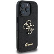 Husa pentru  iPhone 16 Pro Guess - Glitter Fixed - negru