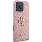 Husa pentru  iPhone 16 Pro Guess - Glitter Fixed - roz