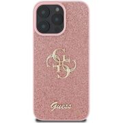 Husa pentru  iPhone 16 Pro Guess - Glitter Fixed - roz