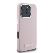 Husa pentru  iPhone 16 Pro Karl Lagerfeld - Leather MagSafe - roz pudrat