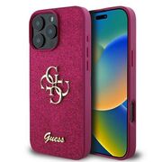 Husa pentru  iPhone 16 Pro Max Guess - Glitter Fixed - mov