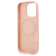 Husa pentru  iPhone 16 Pro Max Karl Lagerfeld - Leather MagSafe - roz