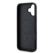 Husa pentru cu  iPhone 16 Plus MagSafe Guess - Saffiano - negru denim