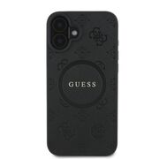 Husa pentru cu  iPhone 16 Plus MagSafe Guess - Saffiano - negru