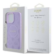 Husa pentru cu  iPhone 16 Pro MagSafe Guess - Saffiano - mov